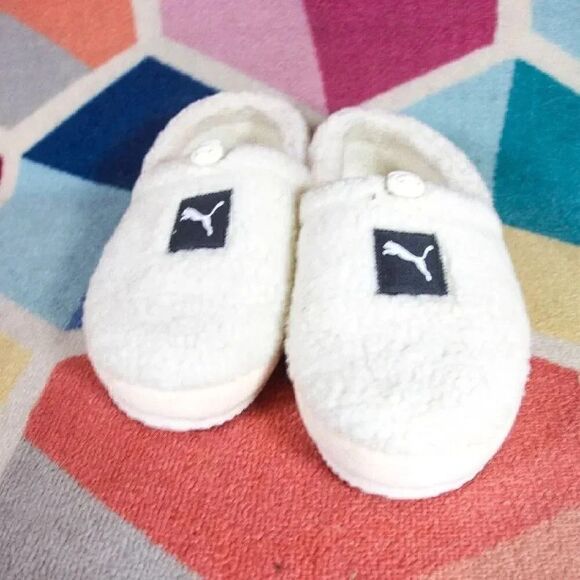 Men's Puma Tuff‎ Mocc Sherpa Slippers Size 9 - Picture 2 of 5